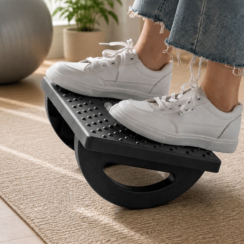 Reflexology Foot Roller - Poggiapiedi Portatile per Casa e Ufficio