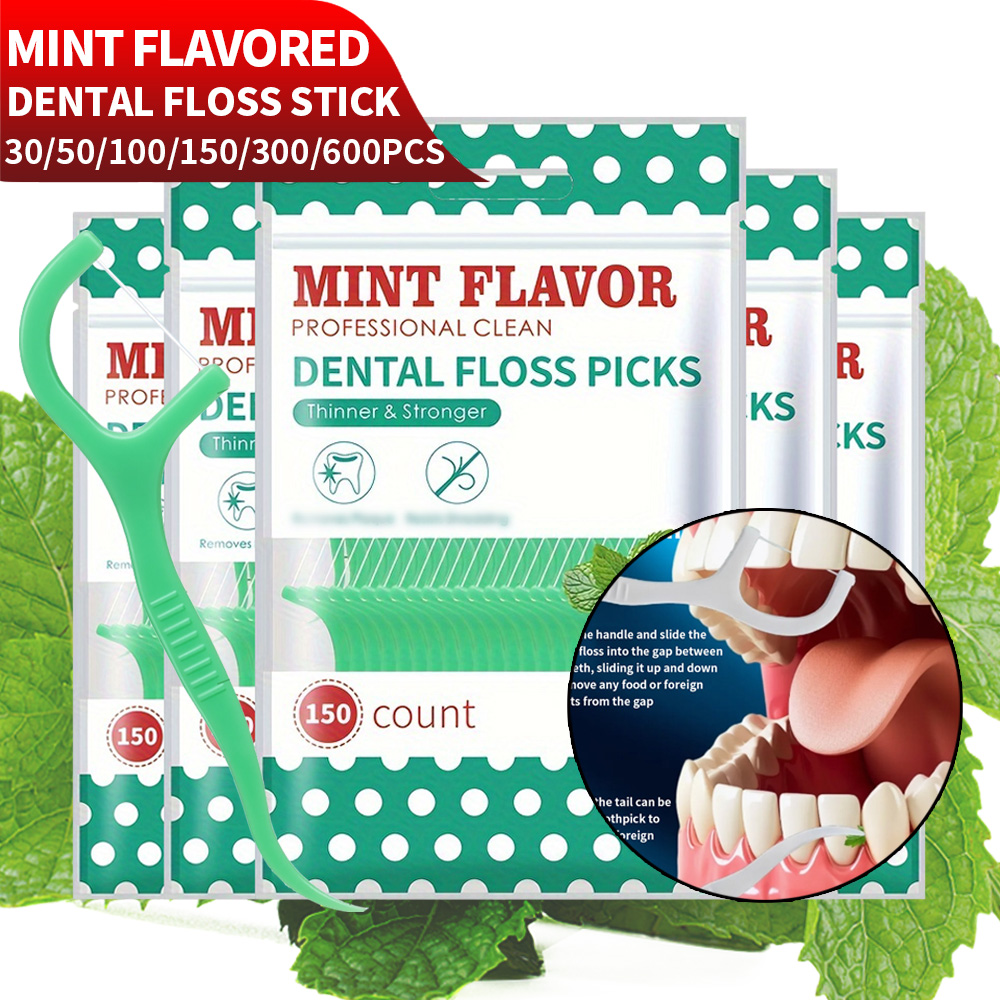 Health Wellness Items - Stick di filo interdentale alla menta