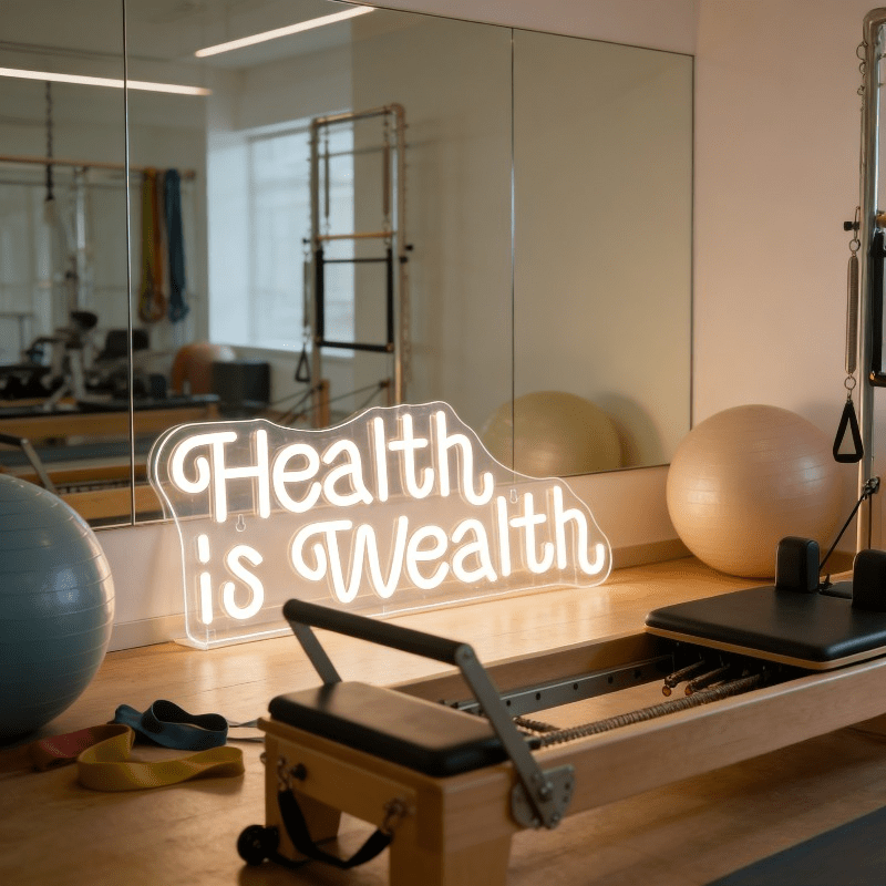Insegna al Neon LED 'La Salute - Health Wellness And Lifestyle recensione e prezzo
